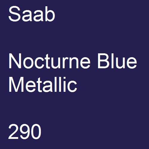 Saab, Nocturne Blue Metallic, 290.